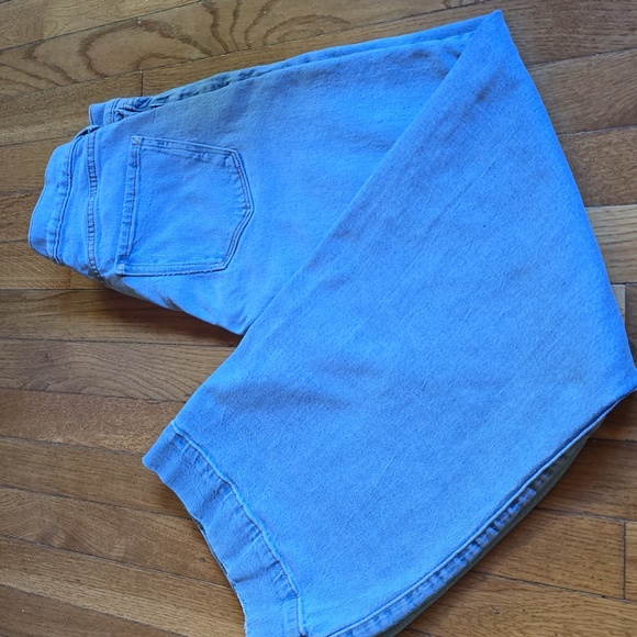 a.n.a Denim - a.n.a Women's  High Rise Wide Leg Size 4 Light Blue Jeans